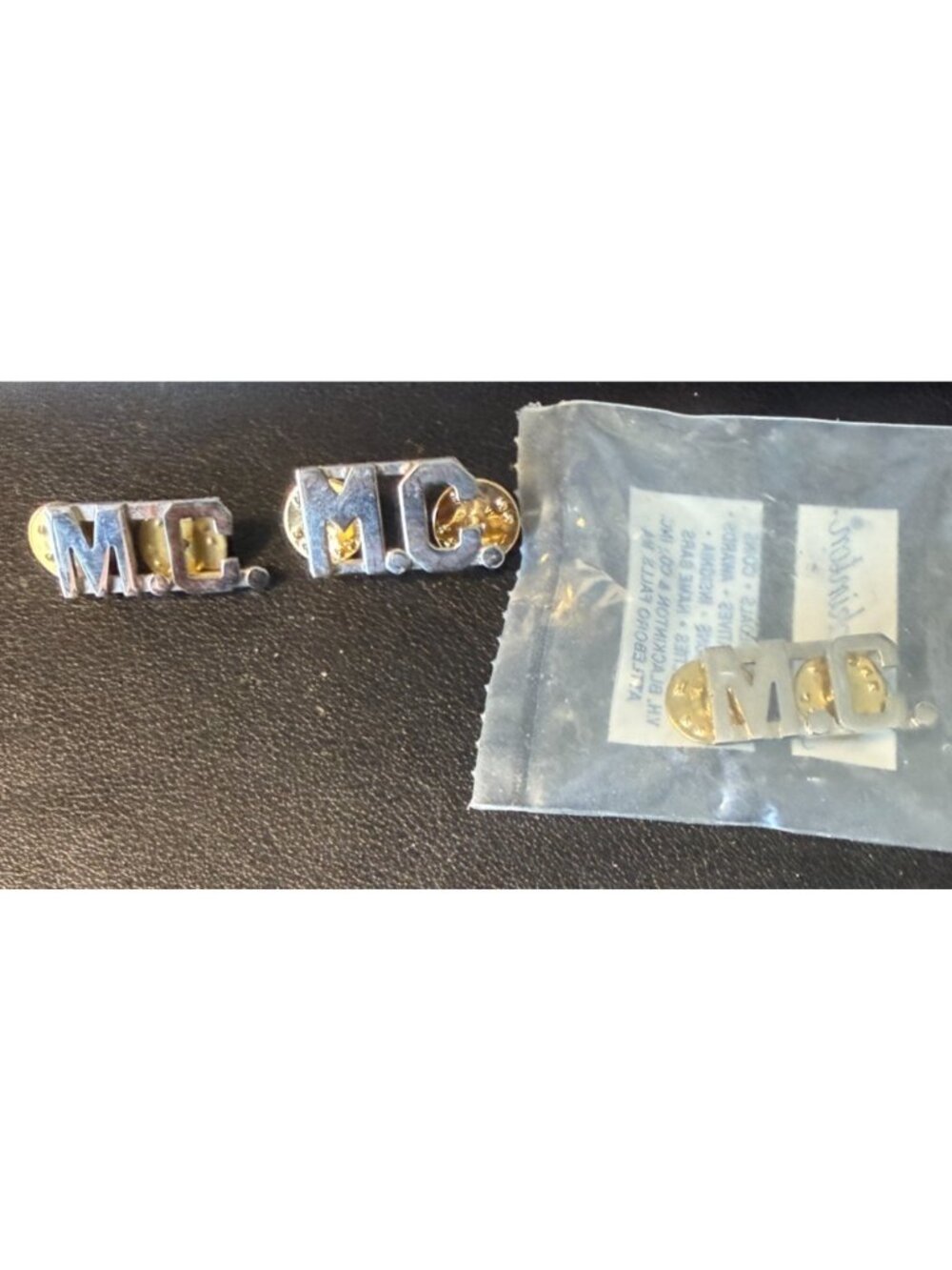 Vintage Collectible Biker Vest Hat Pinback Motorcycle Club M.C.‎ Lot of 3